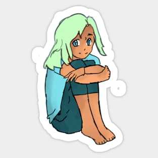 Shy Sticker